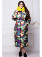 Экстравагантное зимнее пальто