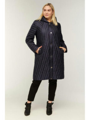 Стеганное пальто