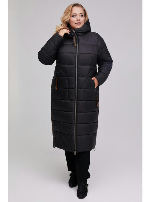 Длинное стеганное пальто — изображение 4