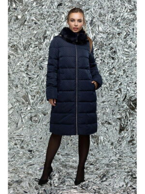 Пуховик натур. Мех кролика