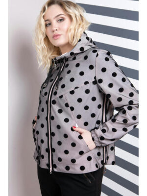 Ветровка в горох