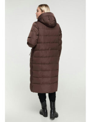 Пуховик длинный