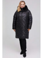 Пальто с натуральной опушкой