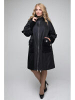 Плащ с отделкой пайетка