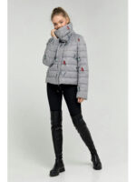 Осенний эко-пуховик в ткани valentino