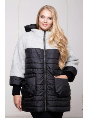 Зимняя комбинированная куртка