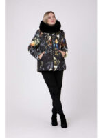 Зимняя куртка с мехом песец