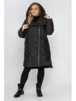 Женское стеганное пальто