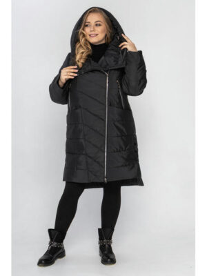 Женское стеганное пальто