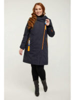 Плащ с косой змейкой