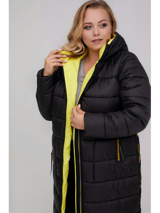 Длинное стеганное пальто — изображение 2