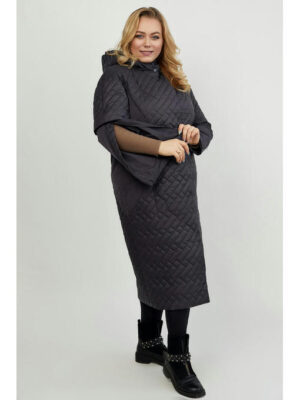 Стеганное пальто