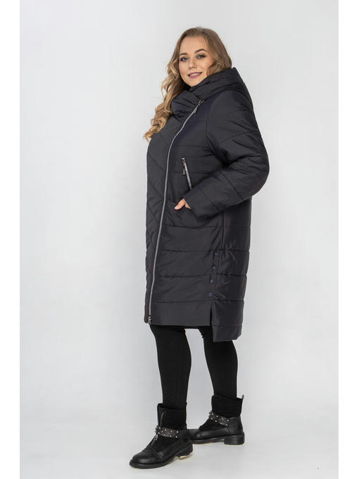 Женское стеганное пальто — изображение 4