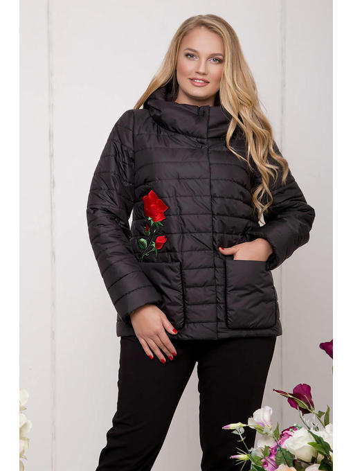 Яркая весенняя женская куртка с вышивкой — изображение 6