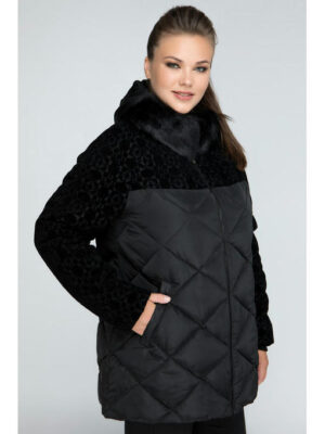 Пуховик натуральный кролик