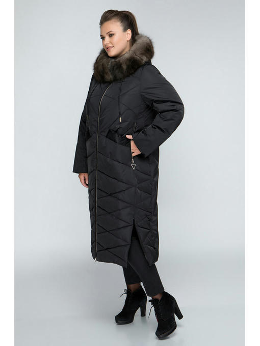 Пуховик мех песец — изображение 6