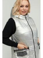 Двухсторонняя длинная жилетка