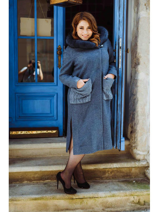 Пальто с натуральным мехом — изображение 2