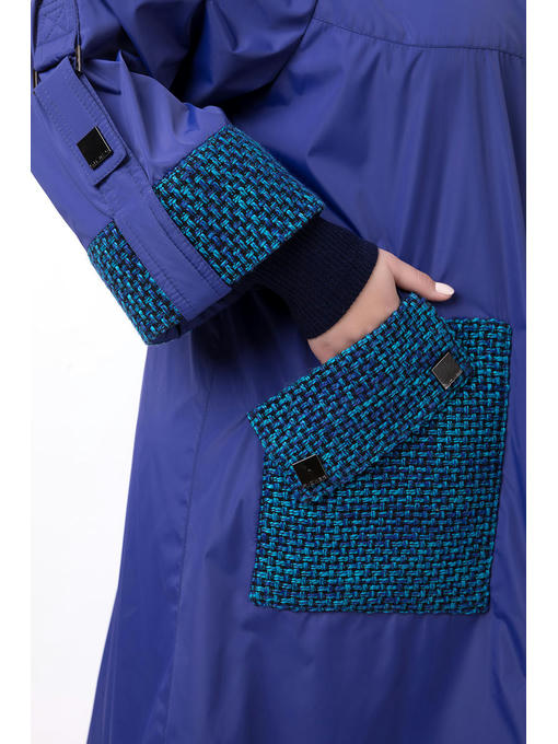 Демисезонный комбинированный плащ — изображение 6