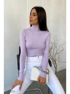 Водолазка с воротом с отворотом