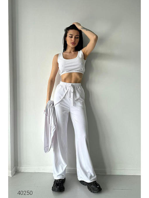 Женский велюровый костюм тройка — изображение 2