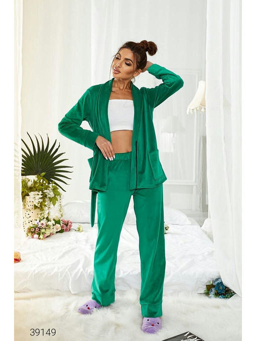 Женский домашний костюм из велюра — изображение 5