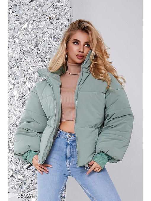 Короткая дутая оверсайз куртка — изображение 2