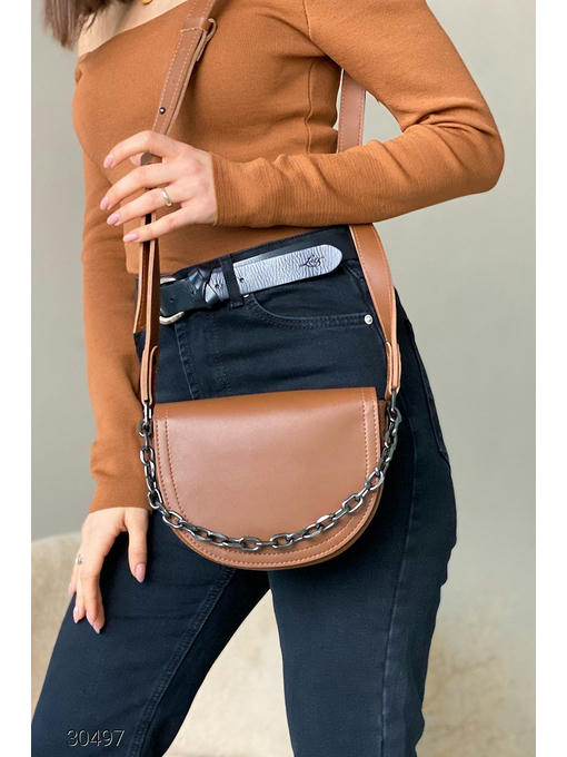 Сумка на плечо с откидным клапаном