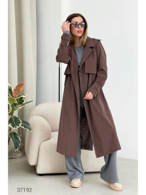 Тренч с бархатным напылением