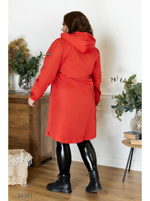 Удлиненная куртка с капюшоном — изображение 3