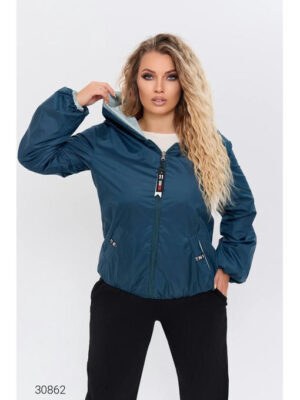 Двухсторонняя куртка с капюшоном