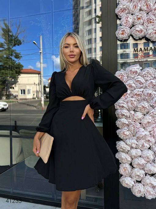 Платье с длинными рукавами — изображение 5