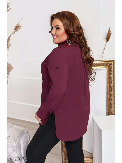 Рубашка с накладными карманами — изображение 3