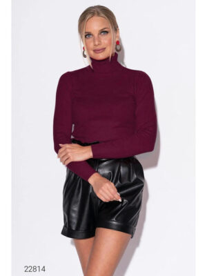 Водолазка с воротом с отворотом