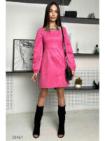 Платье замшевое