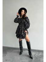 Платье с двойной юбкой