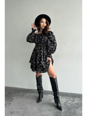 Платье с двойной юбкой