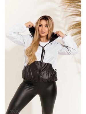 Двухсторонняя куртка с капюшоном