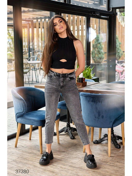 Джинсы базовые черные