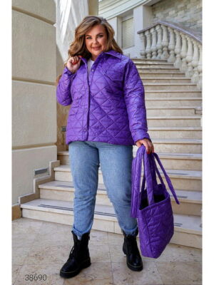 Куртка стёганная с сумкой