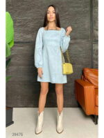 Платье замшевое