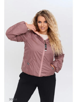 Двухсторонняя куртка с капюшоном