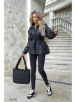 Куртка стёганная с сумкой