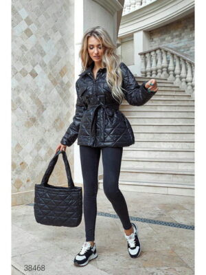 Куртка стёганная с сумкой