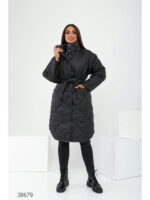 Пальто женское зимнее размера плюс сайз