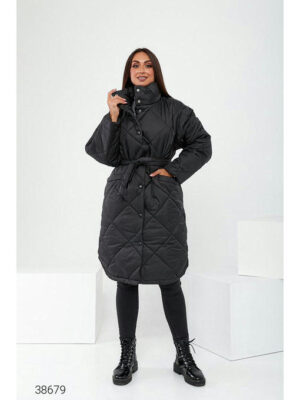 Пальто женское зимнее размера плюс сайз