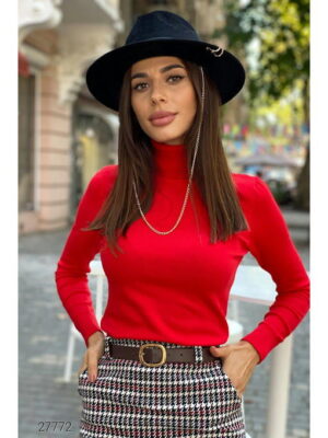 Водолазка с воротом с отворотом