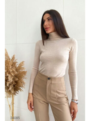 Водолазка с воротом с отворотом