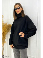 Свитер оверсайз с высоким воротом