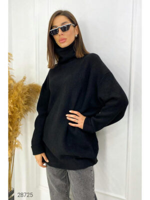Свитер оверсайз с высоким воротом